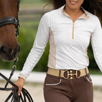 Novella Equestrian The Quil Long Sleeve Riding Shirt - Novella Equestrian - Equiluxe Tack