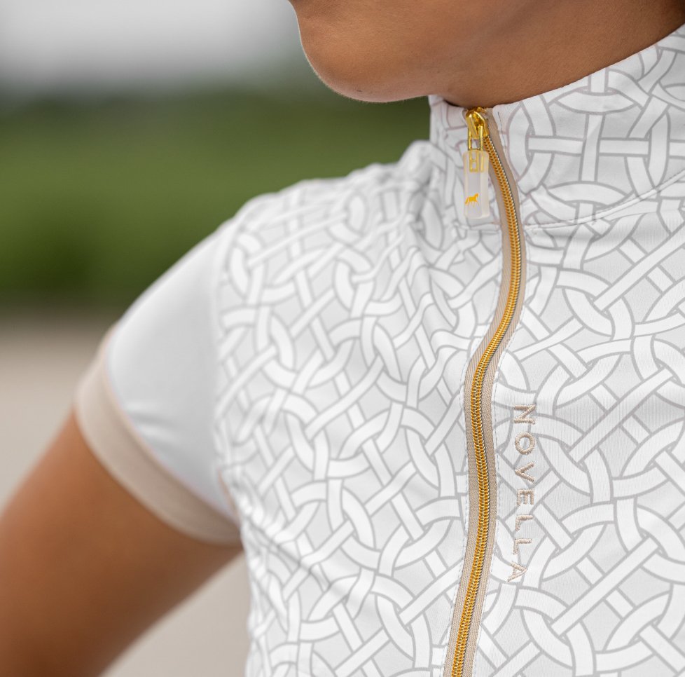 Novella Equestrian 'The Quil' Short Sleeve Riding Shirt - Novella Equestrian - Equiluxe Tack