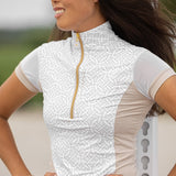 Novella Equestrian The Quil Short Sleeve Riding Shirt - Novella Equestrian - Equiluxe Tack