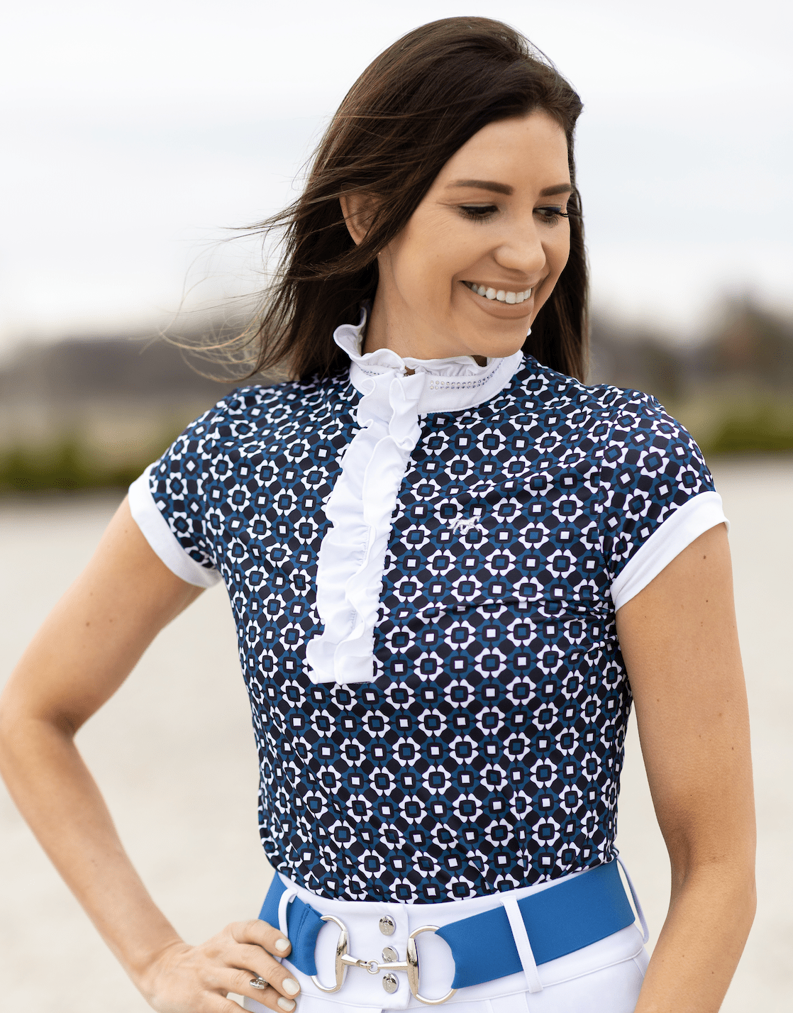 Novella Equestrian The Sanceo. (Integrated Collar Show Shirt) - Novella Equestrian - Equiluxe Tack