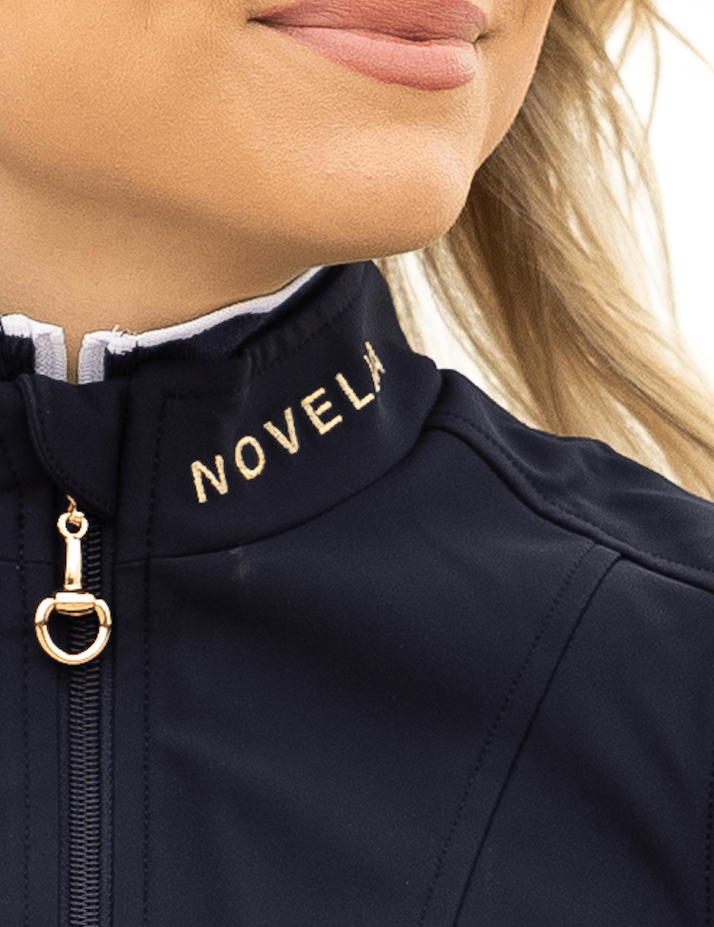Novella Equestrian The Sara Vest in Navy Blue - Novella Equestrian - Equiluxe Tack