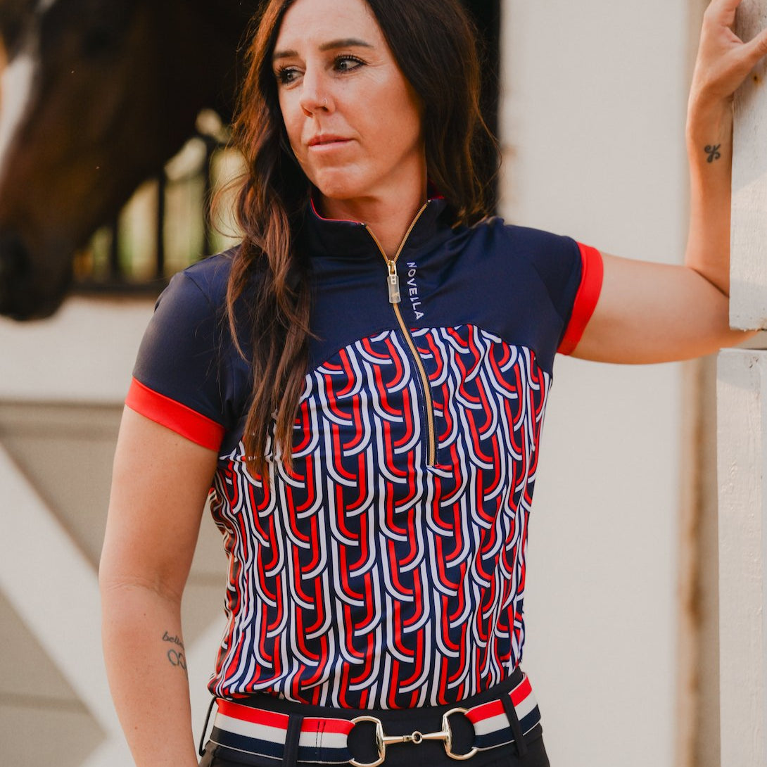 Novella Equestrian The Team Shirt. (Short Sleeve) - Novella Equestrian - Equiluxe Tack