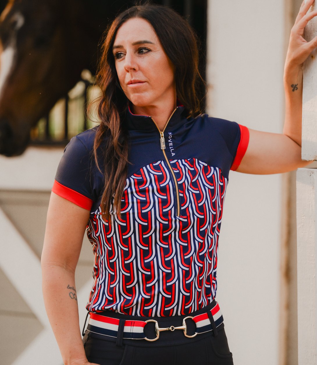 Novella Equestrian The Team Shirt. (Short Sleeve) - Novella Equestrian - Equiluxe Tack