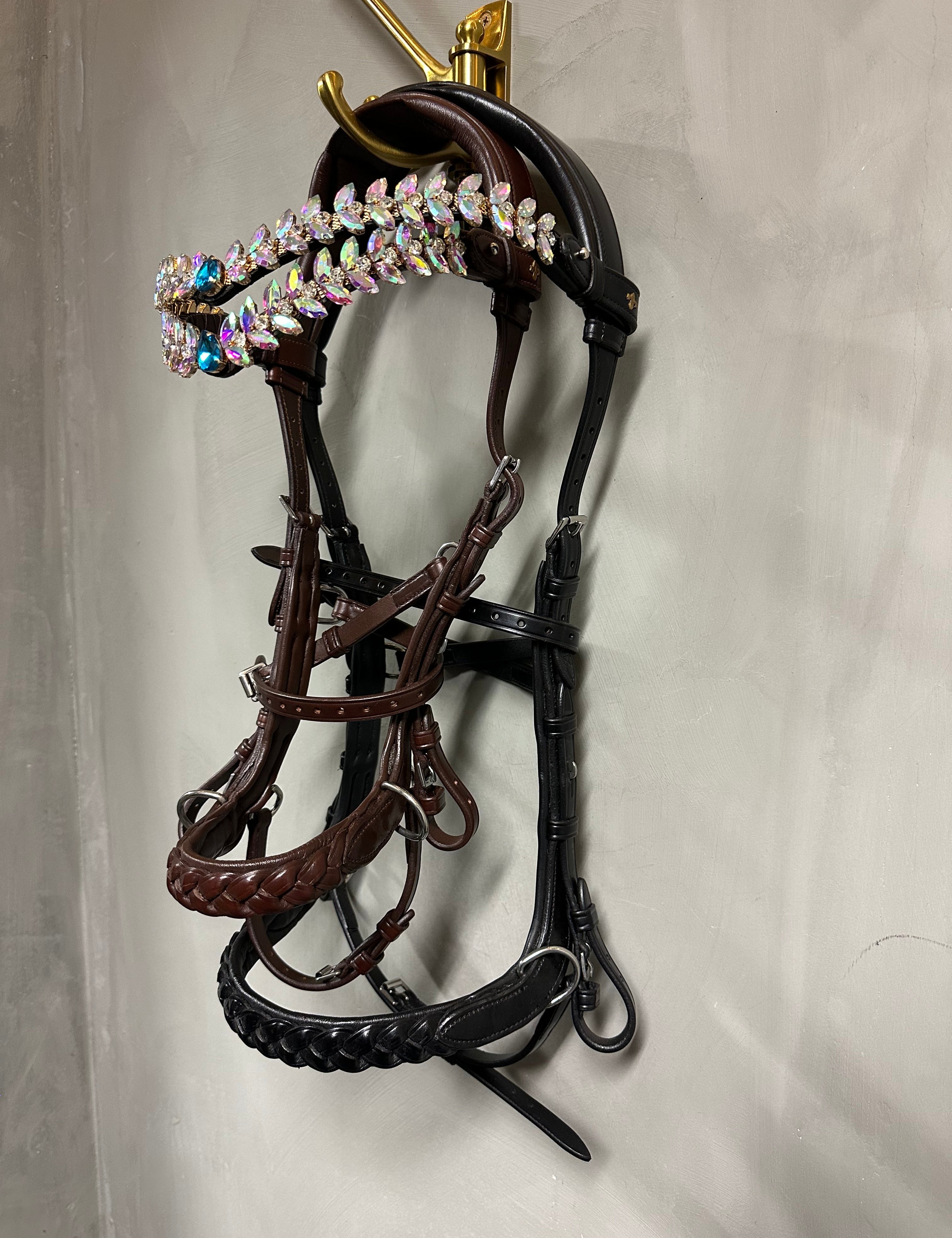 Odessa Bonita MB padded SILVER Hardware - MASEGO horsewear - Equiluxe Tack