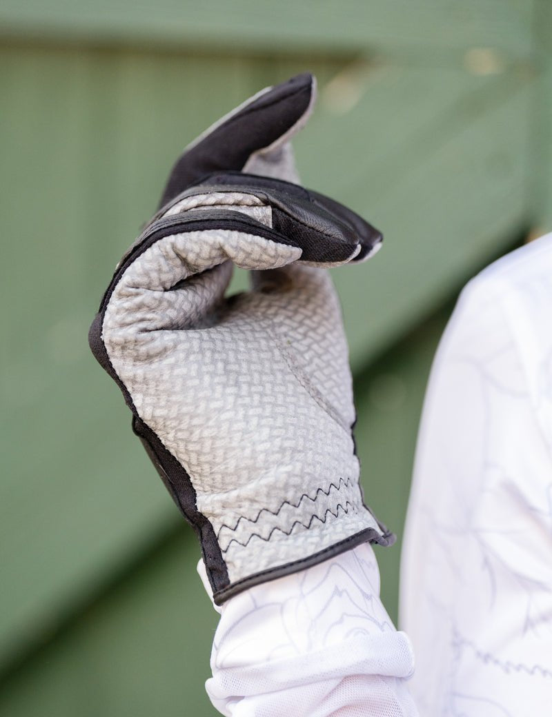Oil - Tac Coppertech Leather Premium Riding Glove in Black - CorrectConnect - Equiluxe Tack