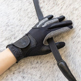 Oil - Tac Coppertech Leather Premium Riding Glove in Black - CorrectConnect - Equiluxe Tack