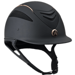 One K™ Defender Rose Gold Stripe Helmet - Equiluxe Tack