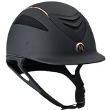One K™ Defender Rose Gold Stripe Helmet - Equiluxe Tack