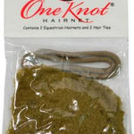 One Knot Horse Riding Hair Net, Medium, Medium Brown - One Knot - Equiluxe Tack