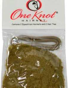 One Knot Horse Riding Hair Net, Medium, Medium Brown - One Knot - Equiluxe Tack