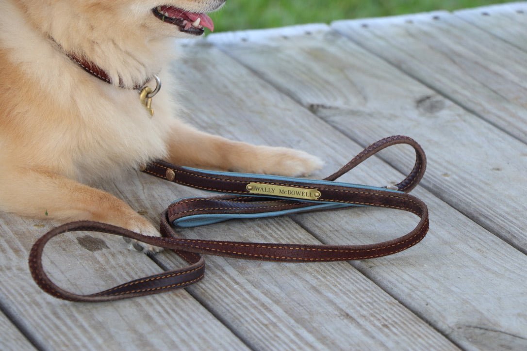 Padded Dog Leash - Remarkable Leather Goods - Equiluxe Tack