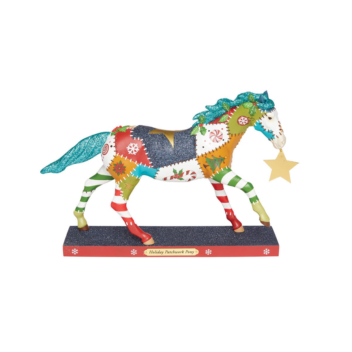 Painted Ponies Holiday Patchwork Pony 2023 - Equiluxe Tack - Equiluxe Tack