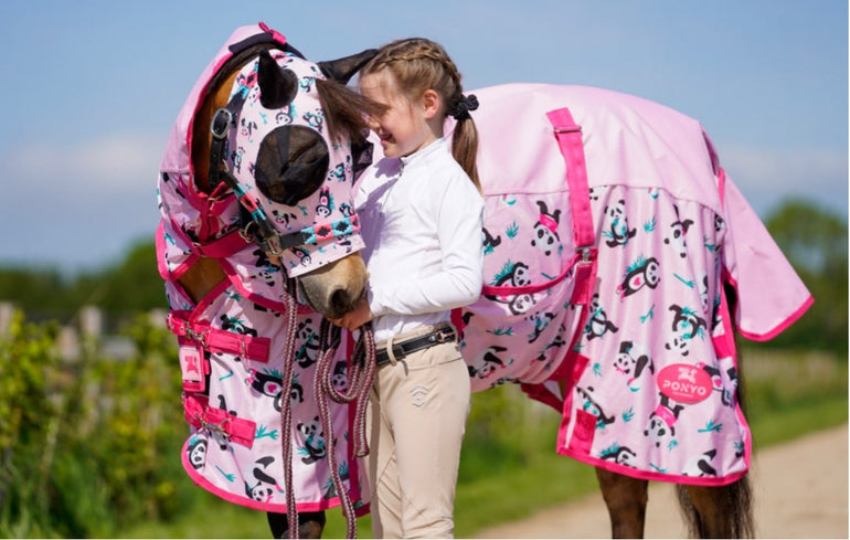 Panda Pals Fly Sheet - PRE-ORDER - Equiluxe Tack