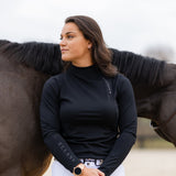 Patton Side Zip Pullover - Black - Ellany - Equiluxe Tack