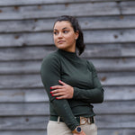 Patton Side Zip Pullover - Forest - Ellany - Equiluxe Tack