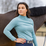 Patton Side Zip Pullover - Ocean - Ellany - Equiluxe Tack