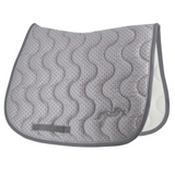 Pénélope Art Déco Saddle Pad - Grey - Pénélope - Equiluxe Tack