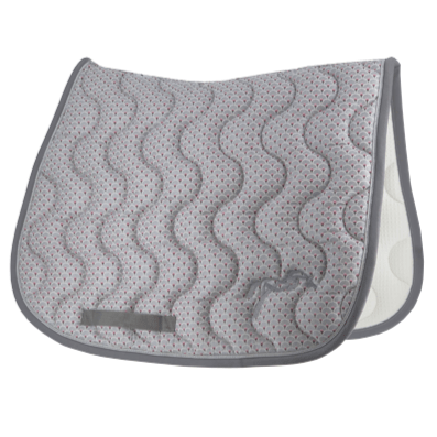 Pénélope Art Déco Saddle Pad - Grey - Pénélope - Equiluxe Tack