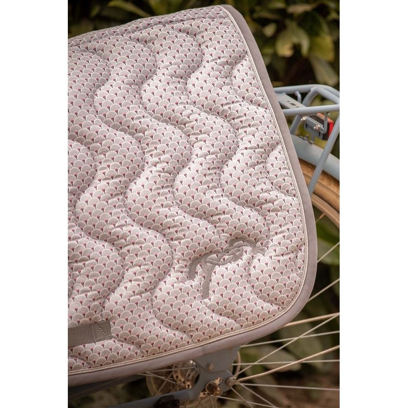 Pénélope Art Déco Saddle Pad - Grey - Pénélope - Equiluxe Tack