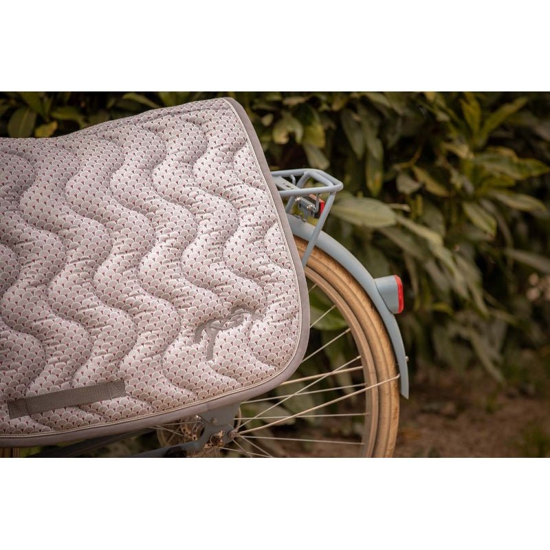 Pénélope Art Déco Saddle Pad - Grey - Pénélope - Equiluxe Tack