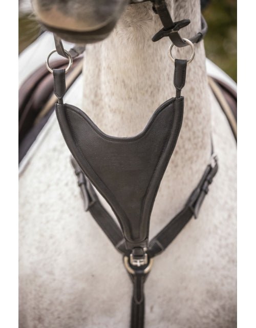 Pénélope Bip Plain Elastic Martingale Attachment - Black - Pénélope - Equiluxe Tack