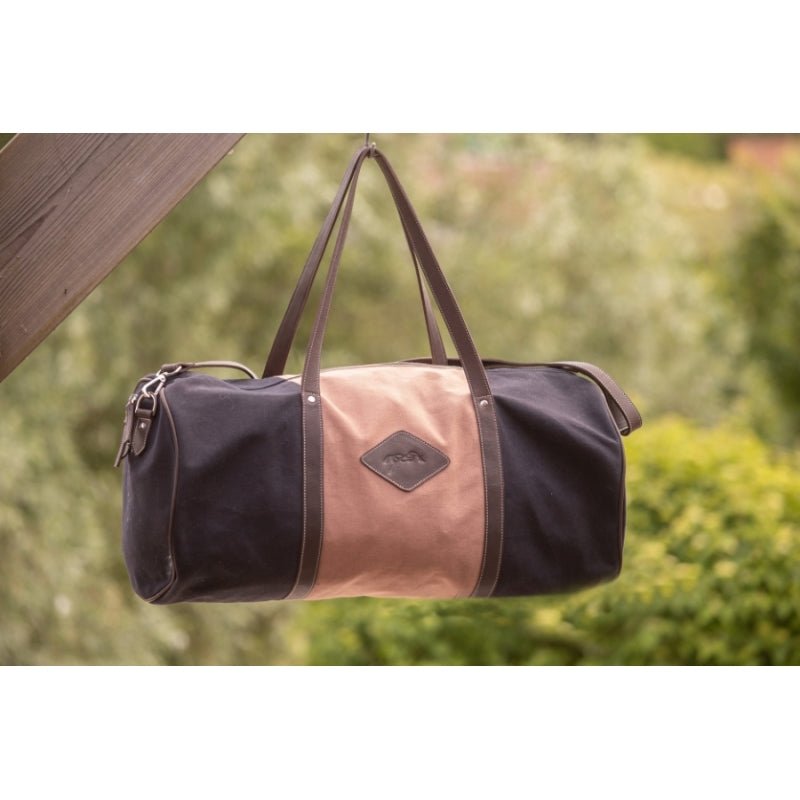 Pénélope Canvas Bowl Bag Large Model - Pink & Black - Pénélope - Equiluxe Tack