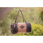 Pénélope Canvas Bowl Bag Medium Model - Pink & Black - Pénélope - Equiluxe Tack