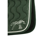 Pénélope Classic Point Sellier Saddle Pad - Dark Green & Green - Pénélope - Equiluxe Tack