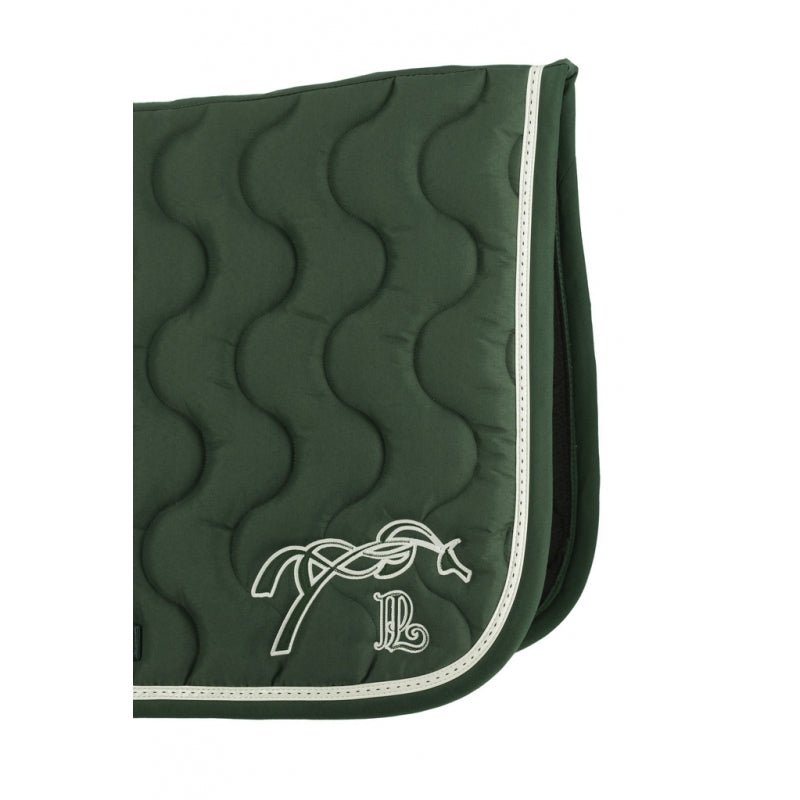 Pénélope Classic Point Sellier Saddle Pad - Dark Green & Green - Pénélope - Equiluxe Tack