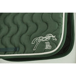 Pénélope Classic Point Sellier Saddle Pad - Dark Green & Green - Pénélope - Equiluxe Tack