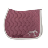 Pénélope Classic Point Sellier Saddle Pad - Magenta & White - Pénélope - Equiluxe Tack