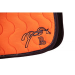 Pénélope Classic Point Sellier Saddle Pad - Orange & Navy - Pénélope - Equiluxe Tack