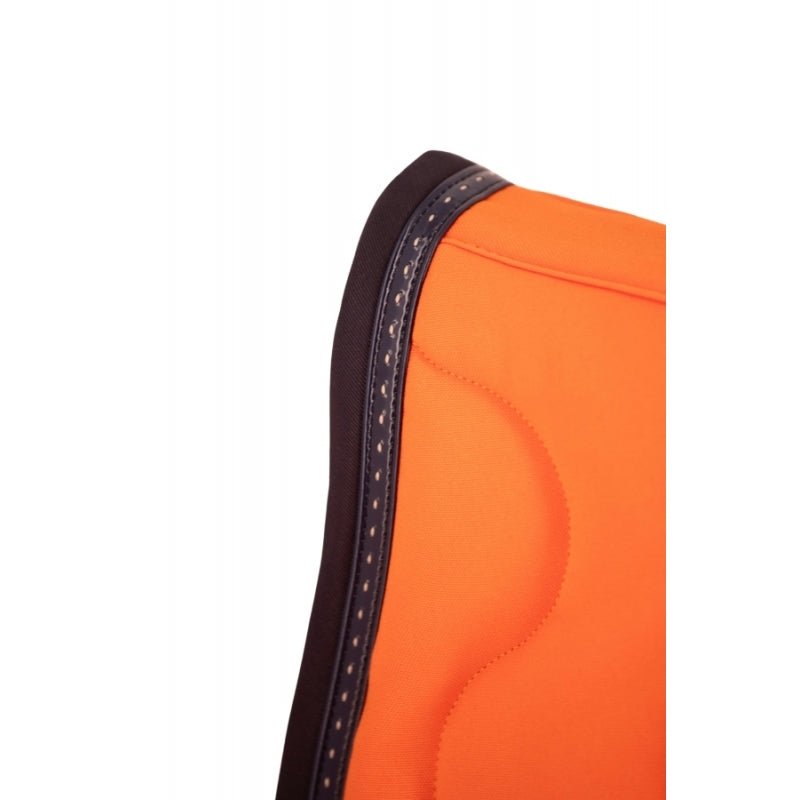 Pénélope Classic Point Sellier Saddle Pad - Orange & Navy - Pénélope - Equiluxe Tack