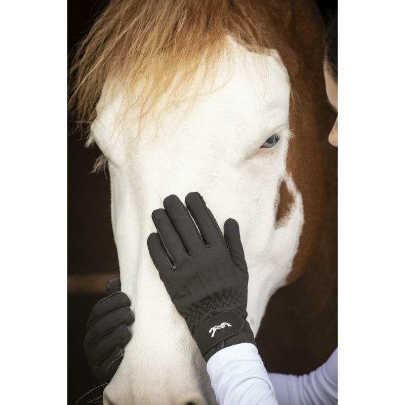 Pénélope Comfort Riding Gloves - Black - Pénélope - Equiluxe Tack
