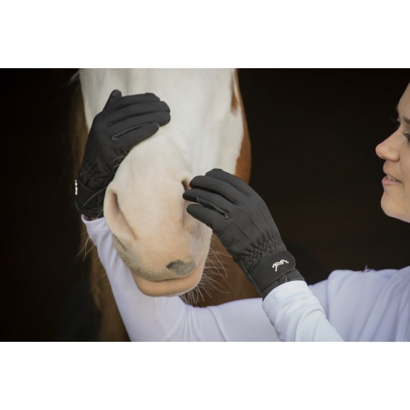 Pénélope Comfort Riding Gloves - Black - Pénélope - Equiluxe Tack