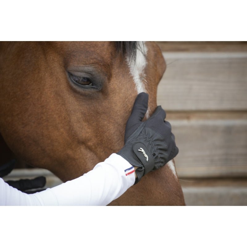 Pénélope Compétition Riding Gloves - Black - Pénélope - Equiluxe Tack