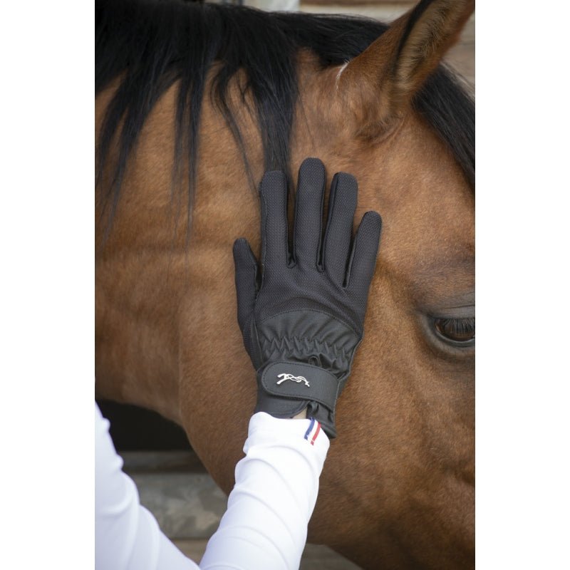 Pénélope Compétition Riding Gloves - Black - Pénélope - Equiluxe Tack