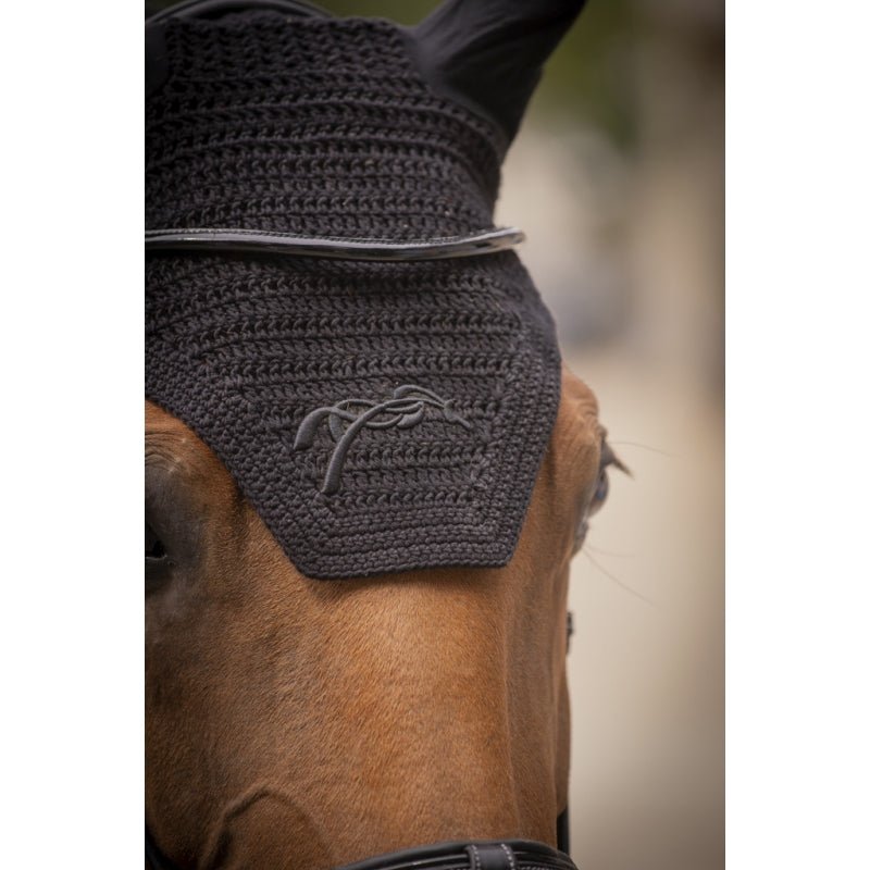 Pénélope Cotton Fly Veil - Black - Pénélope - Equiluxe Tack