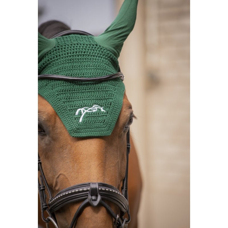 Pénélope Cotton Fly Veil - Dark Green - Pénélope - Equiluxe Tack