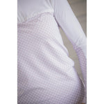 Pénélope Debbie Long - Sleeve Show Polo Shirt - White & Pink - Pénélope - Equiluxe Tack