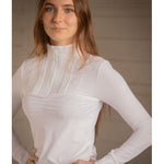 Penelope Florence Long Sleeve Show Shirt - White - Penelope - Equiluxe Tack