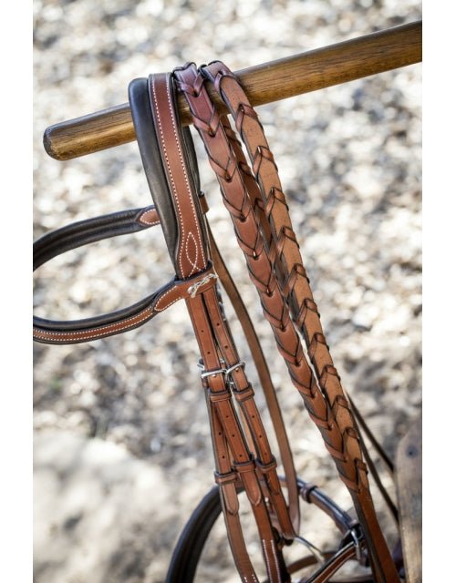 Pénélope Laced reins - Hazelnut - Pénélope - Equiluxe Tack