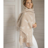 Penelope Lana Scarf - Beige & Ecru - Pénélope - Equiluxe Tack