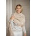 Penelope Lana Scarf - Beige & Ecru - Pénélope - Equiluxe Tack
