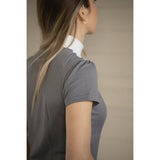 Pénélope Las Honey Short - sleeved Show Polo Shirt - Anthracite - Pénélope - Equiluxe Tack