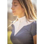 Pénélope Las Honey Short - sleeved Show Polo Shirt - Bering Sea - Pénélope - Equiluxe Tack
