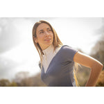 Pénélope Las Honey Short - sleeved Show Polo Shirt - Bering Sea - Pénélope - Equiluxe Tack