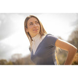Pénélope Las Honey Short - sleeved Show Polo Shirt - Bering Sea - Pénélope - Equiluxe Tack