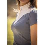 Pénélope Las Honey Short - sleeved Show Polo Shirt - Bering Sea - Pénélope - Equiluxe Tack