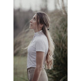 Pénélope Las Honey Short - sleeved Show Polo Shirt - White - Pénélope - Equiluxe Tack